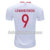 Polen Matchtröjor Robert Lewandowski 9 Hemma Fotbollströja VM 2018